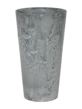 Artstone Claire vase grey 28   49