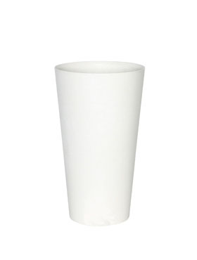 Artstone Claire vase white 14   26