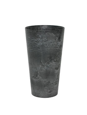 Artstone Claire vase black 14   26
